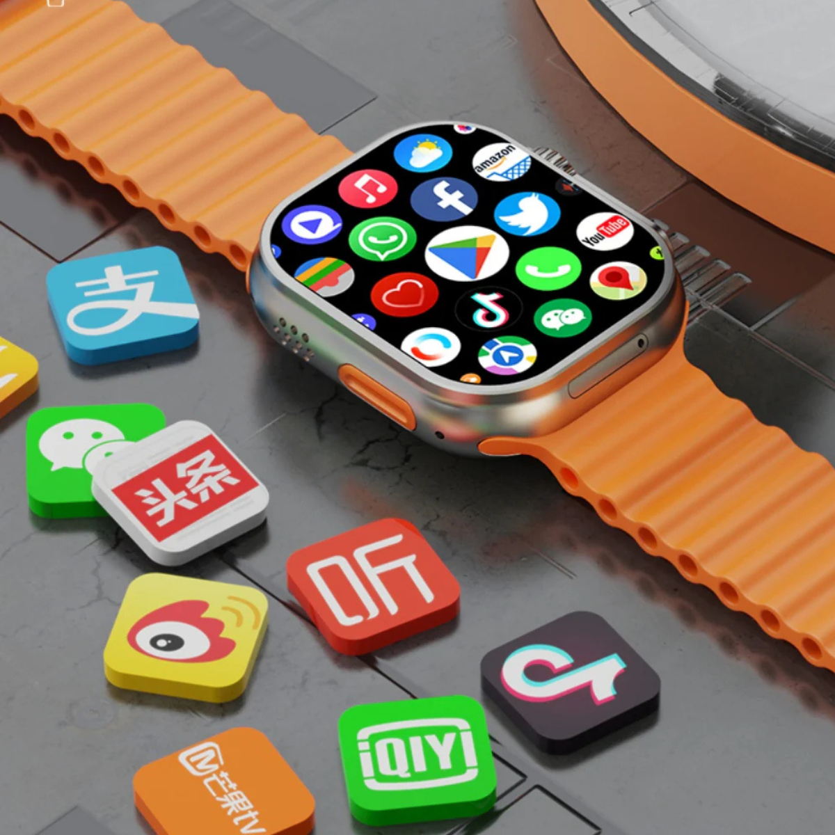 SmartWatch Horizon AI + Thermos bottle