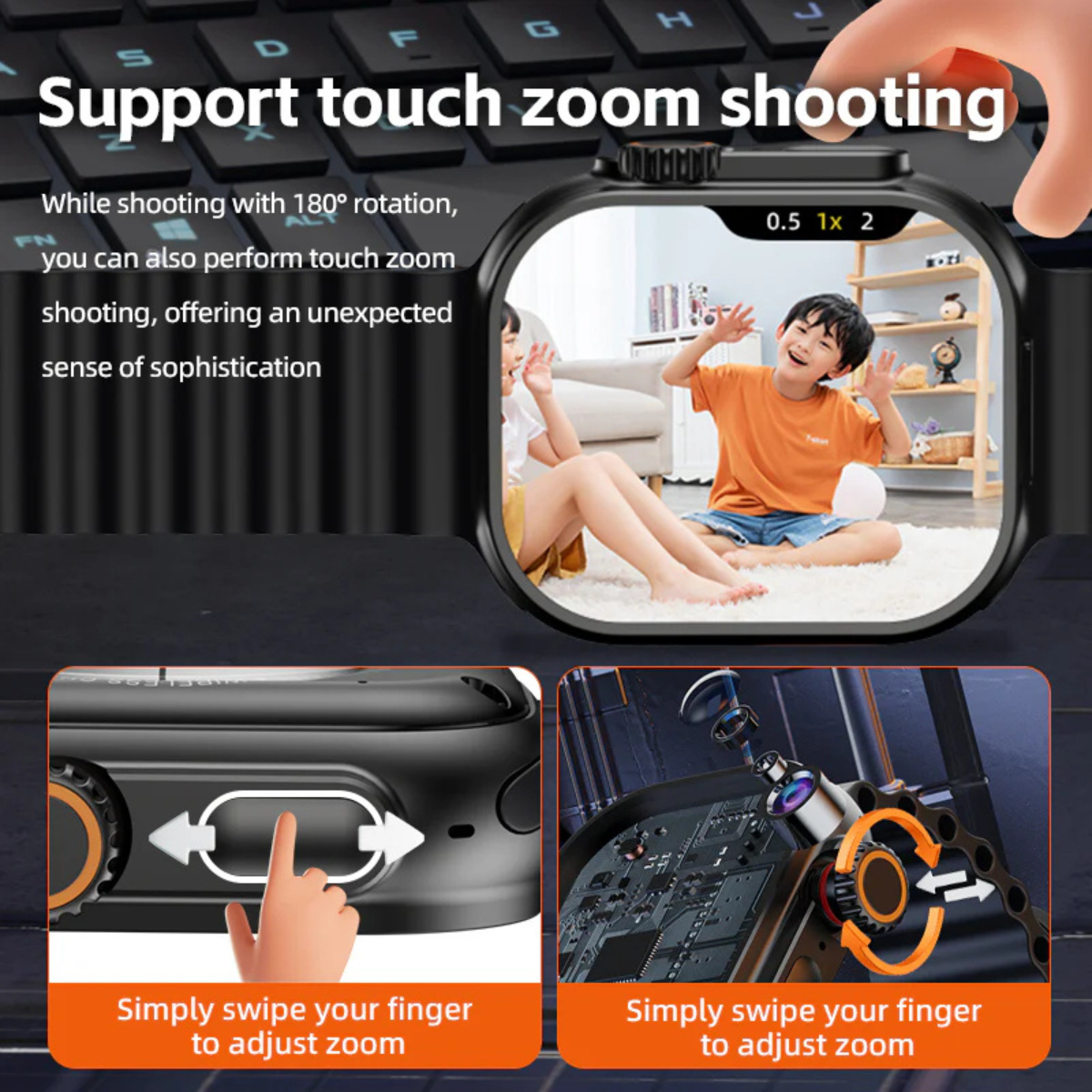 SmartWatch Horizon AI + Thermos bottle