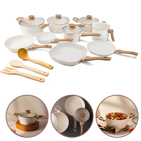 π₯ Full Kitchen Set: 9 Pots + 13 Free Utensils β Limited Stock!