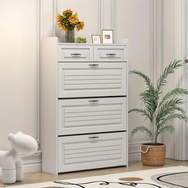 π₯ Best Seller! 3-Door Shoe Cabinet + 2 Drawers + FREE Backpack π