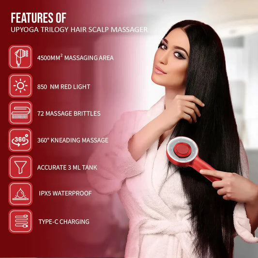 Red Light Hair Rejuvenation Scalp Massager
