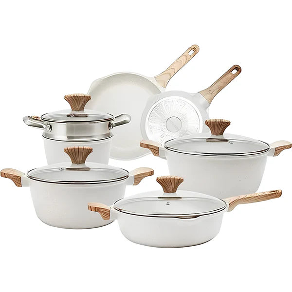 🔥 Full Kitchen Set: 9 Pots + 13 Free Utensils – Limited Stock!