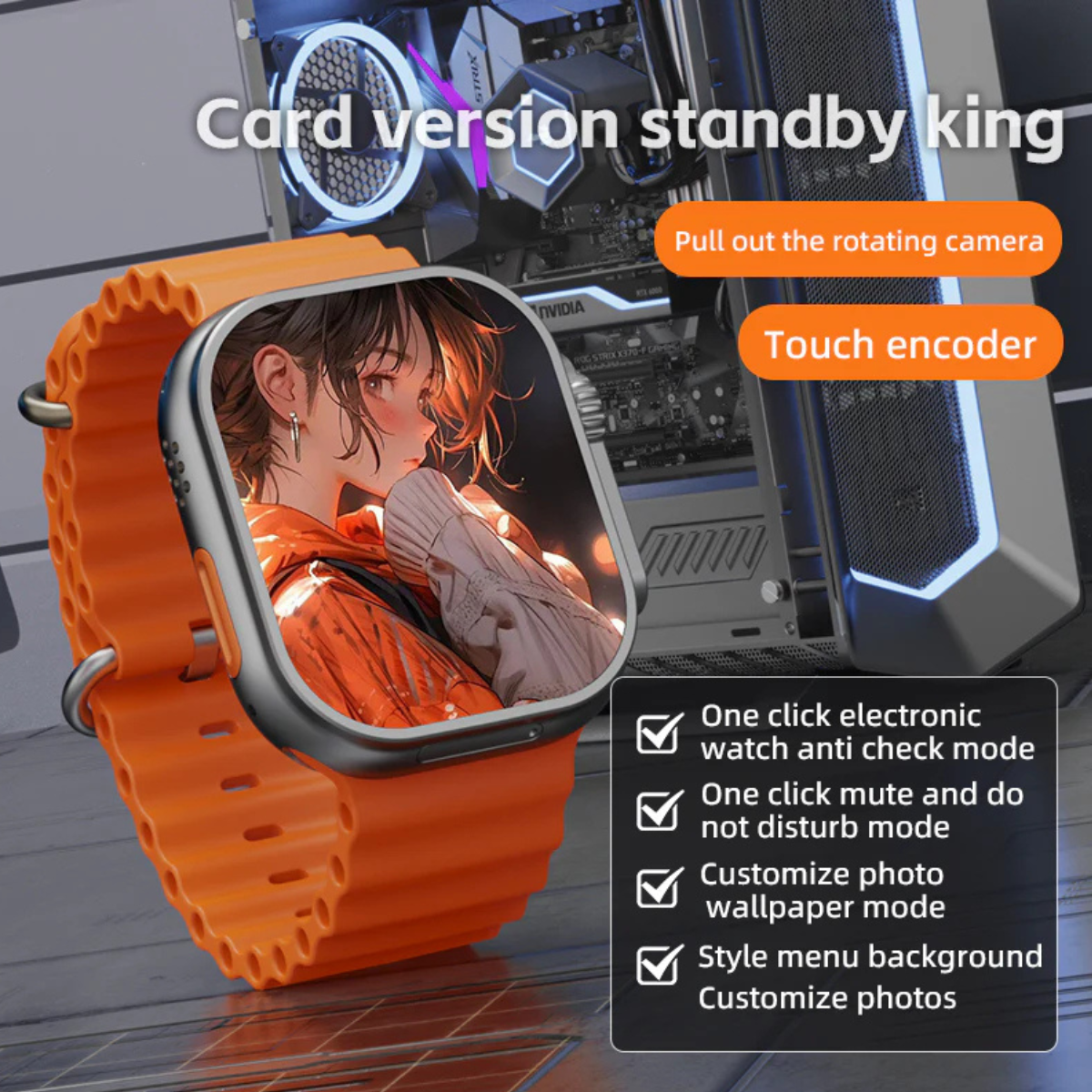 SmartWatch Horizon AI + Thermos bottle