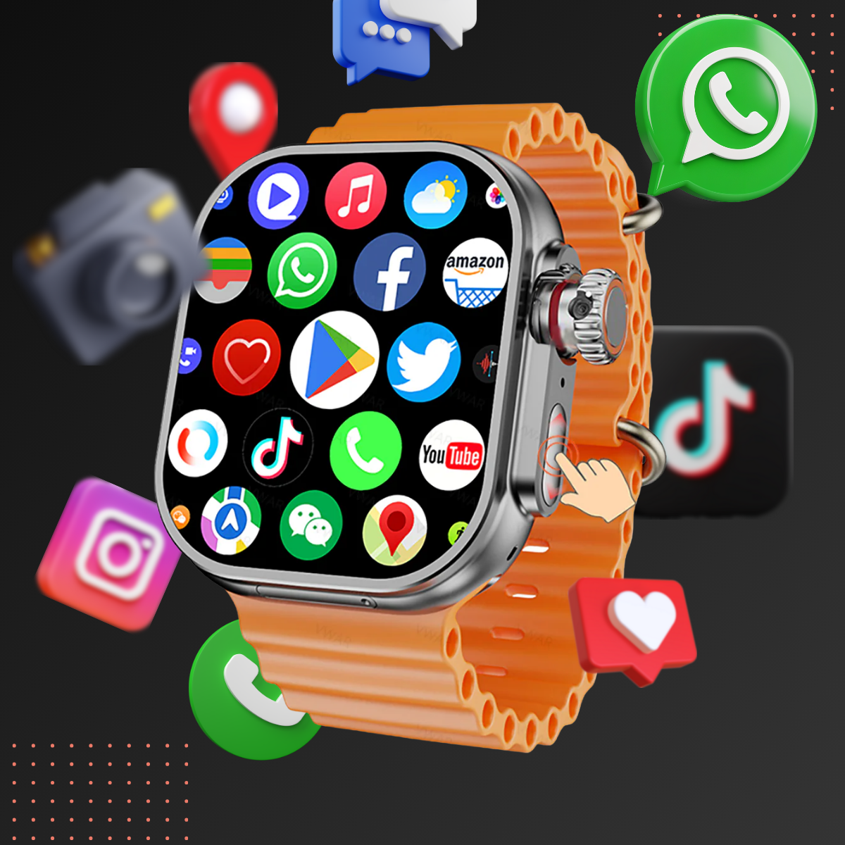 SmartWatch Horizon AI + Thermos bottle