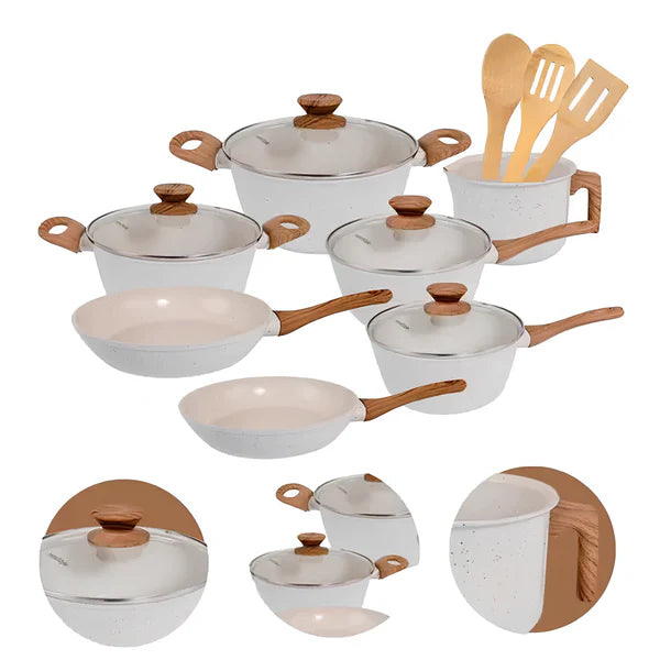 🔥 Full Kitchen Set: 9 Pots + 13 Free Utensils – Limited Stock!