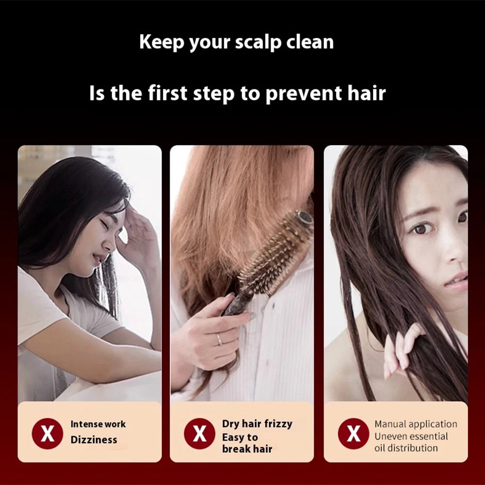 Red Light Hair Rejuvenation Scalp Massager