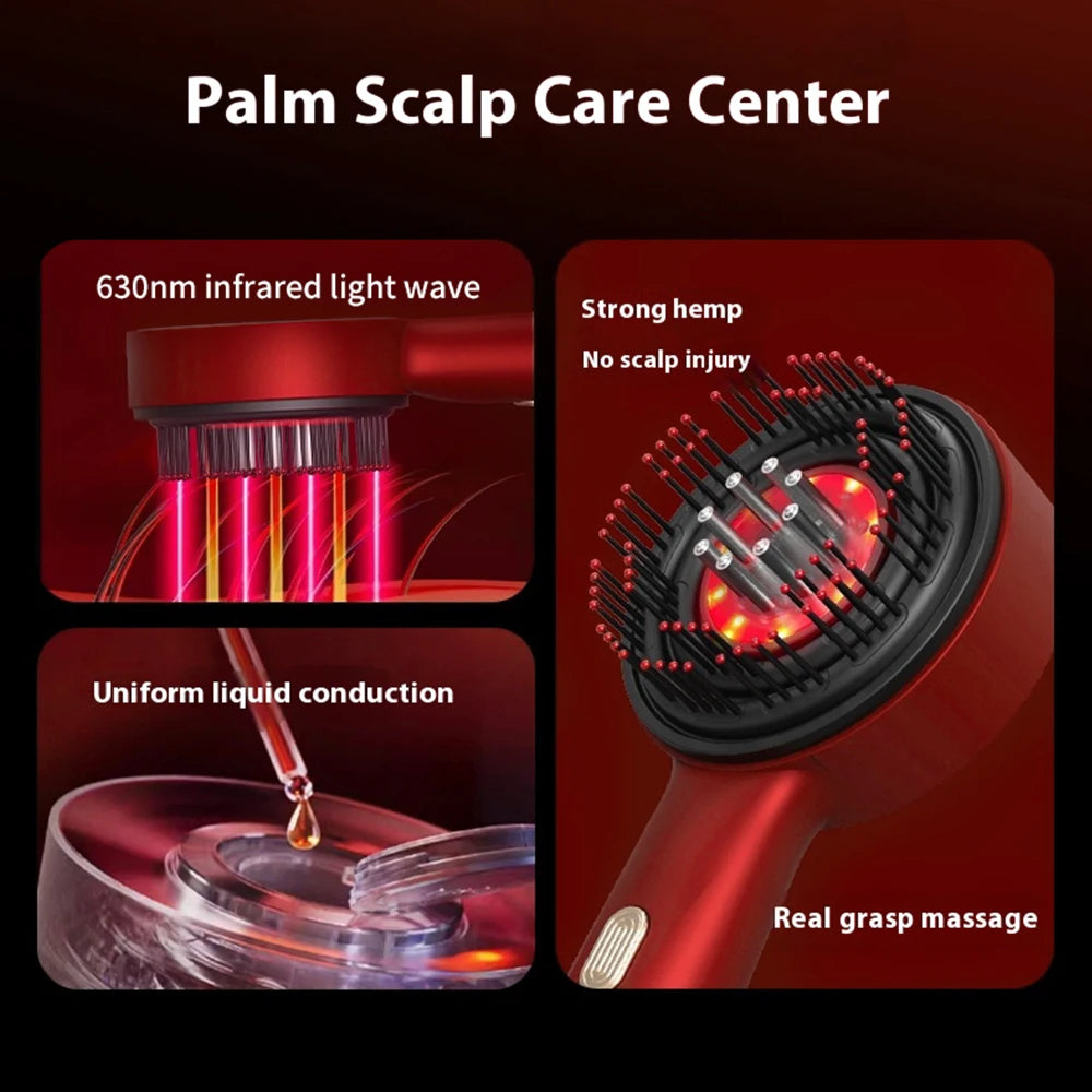 Red Light Hair Rejuvenation Scalp Massager