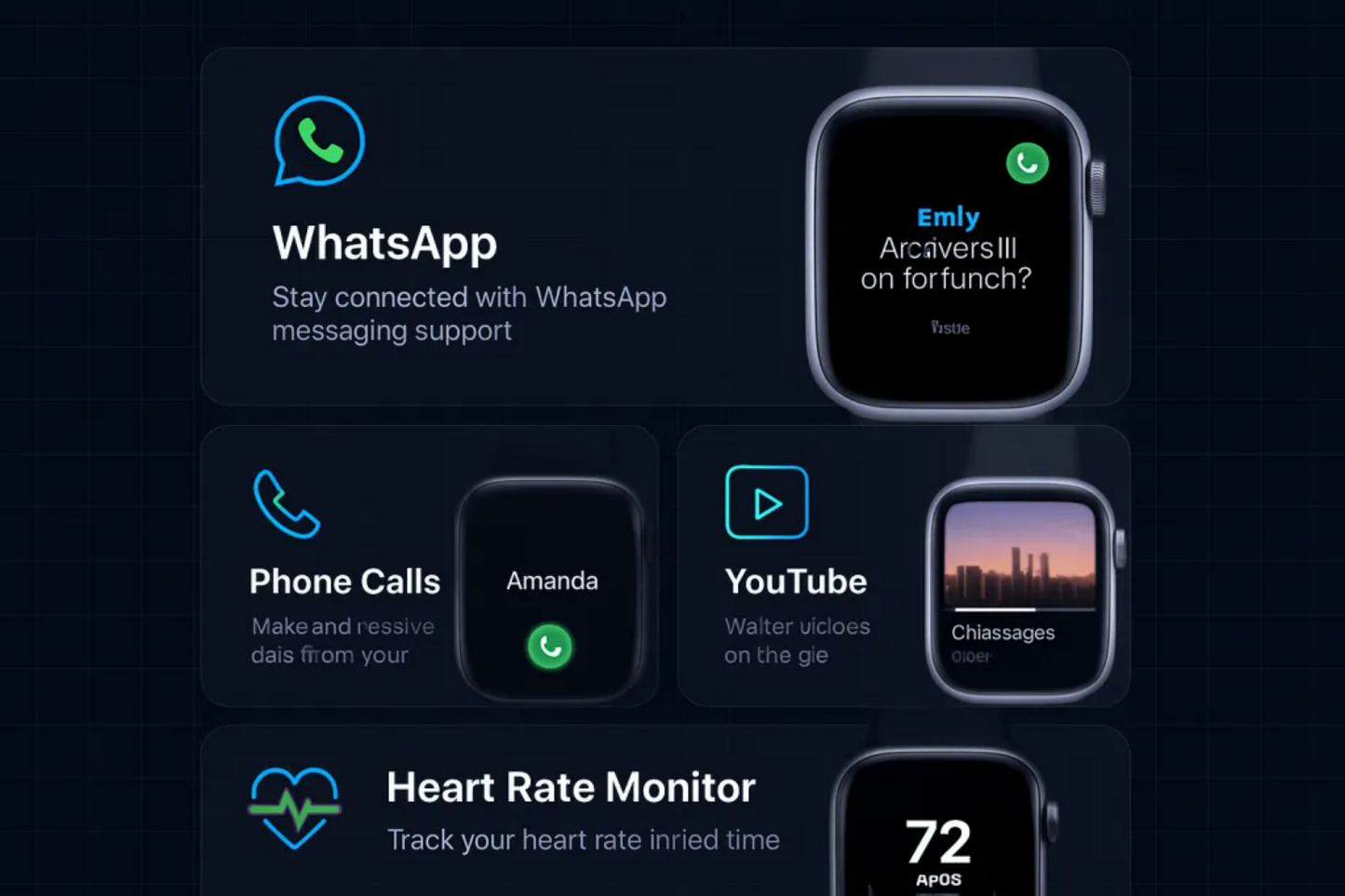 SmartWatch Horizon AI + Thermos bottle