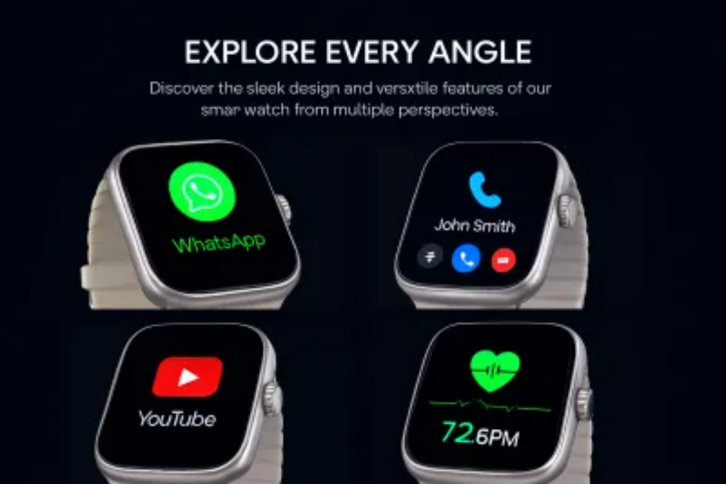 SmartWatch Horizon AI + Thermos bottle
